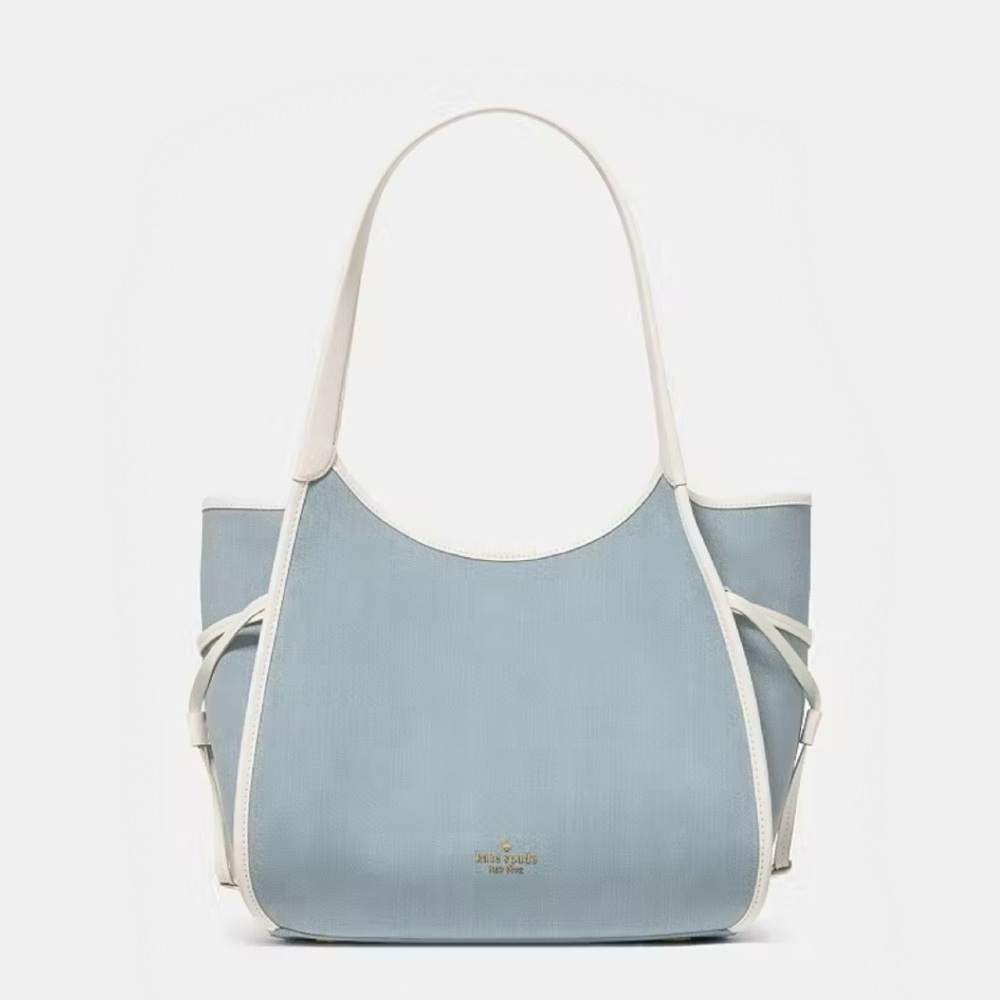 ♠️Kate Spade Stash Denim Carryall Shoulder Bag, Blue NEW NWT